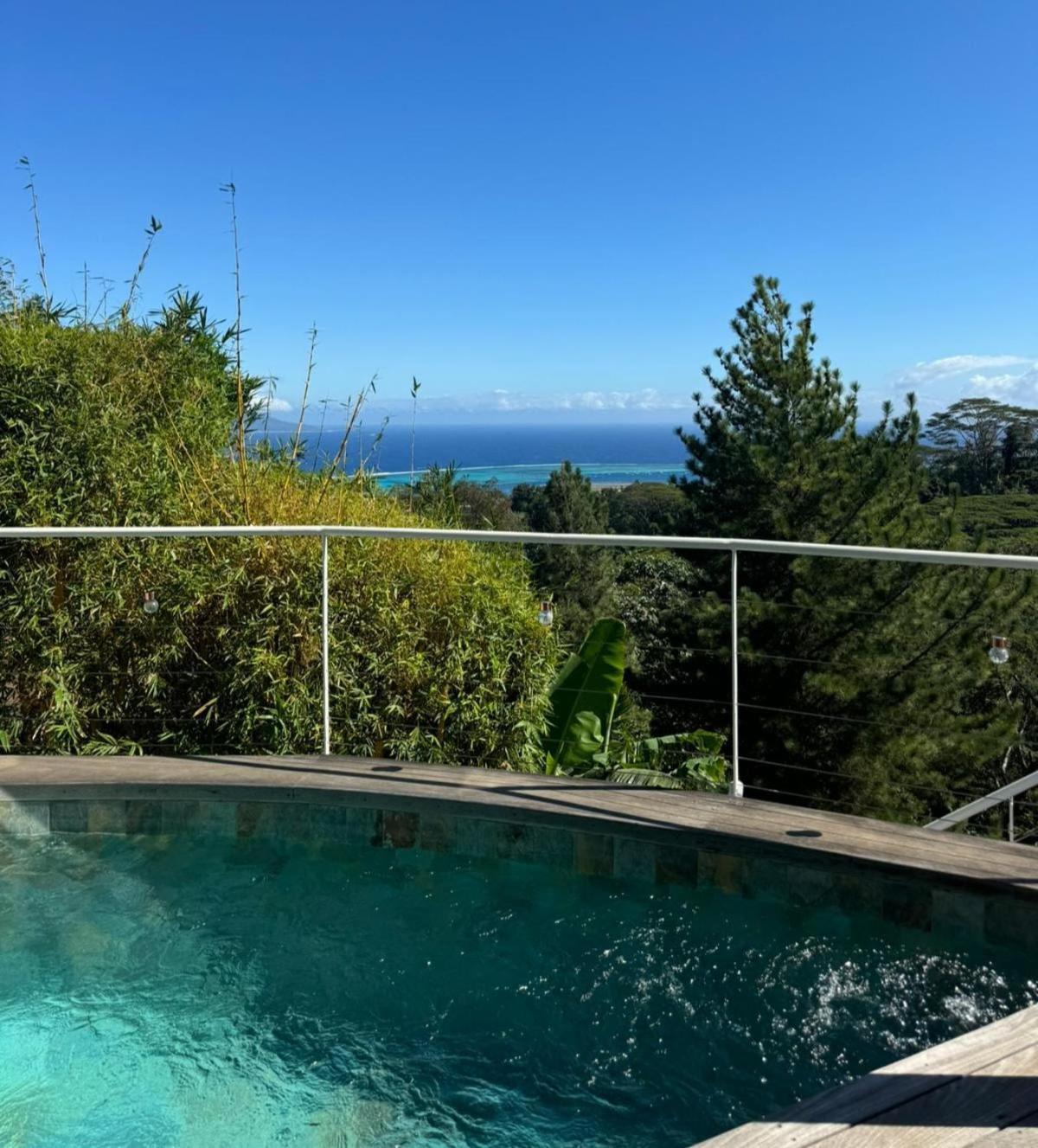 Studio Confort Avec Piscine Et Vue Tahiti Punaauia المظهر الخارجي الصورة